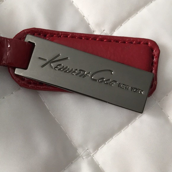 Kenneth Cole Red patent Leather Wallet Clutch 8” - Picture 2 of 9